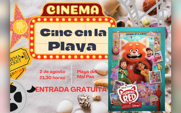 La playa del Mal Pas acoge este viernes la proyección de ‘Red’ dentro del ciclo ‘Cine en la Playa’ 
